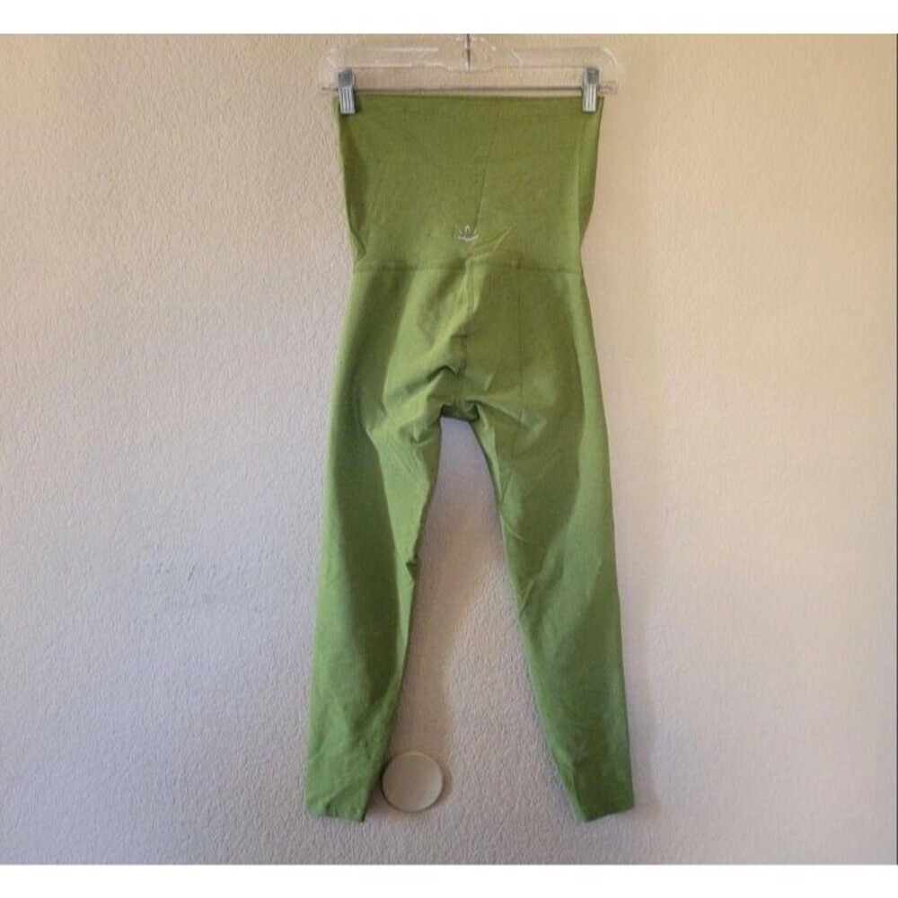 Beyond the Bump By Beyond Yoga Maternity Leggings Womens Xsmall Green Full Belly